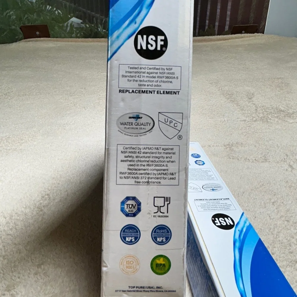 ICEPURE RWF3600A Refrigerator Water Filter 4 Pack Replaces GE RPWF NSF Certified
